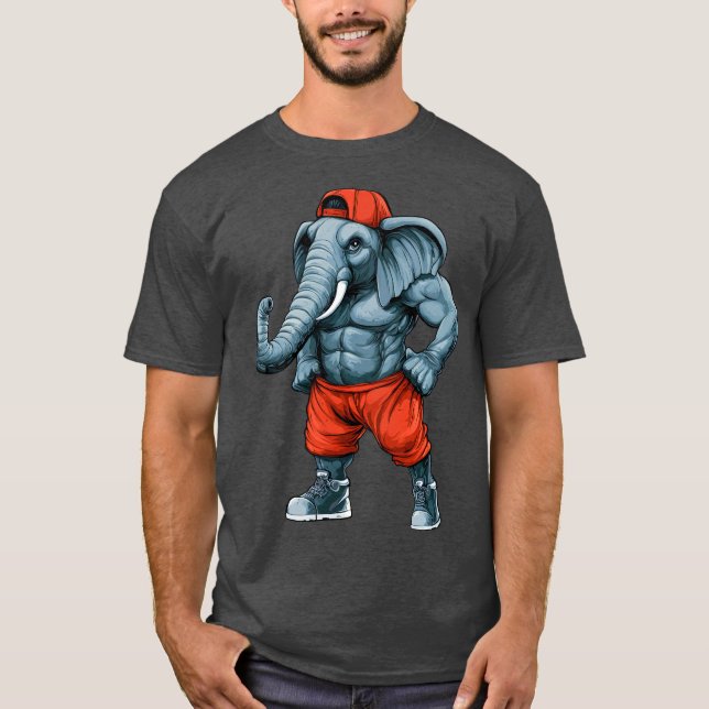 Elefant Sports Trainer T-Shirt (Framsida)