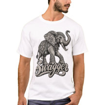 Elefant Swagger Vintage Boho Dekorerad Djur