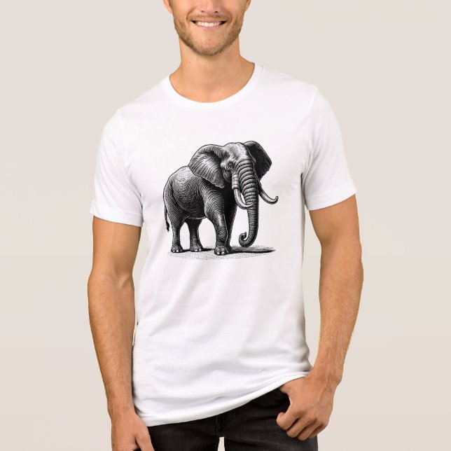 Elefant T Shirt (Framsida)