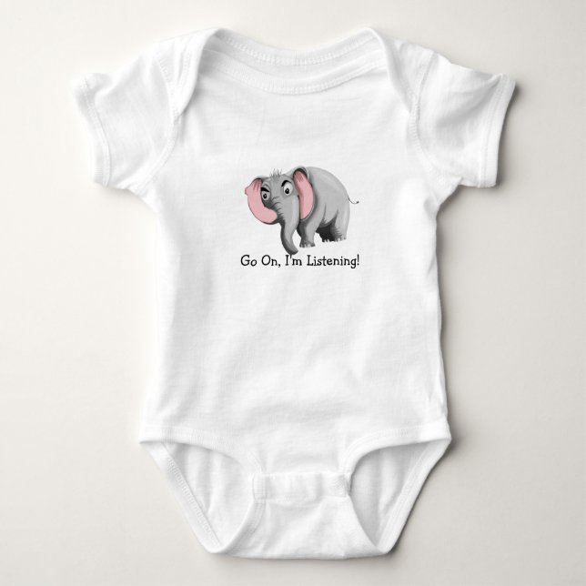 Elefant  t shirt (Framsida)