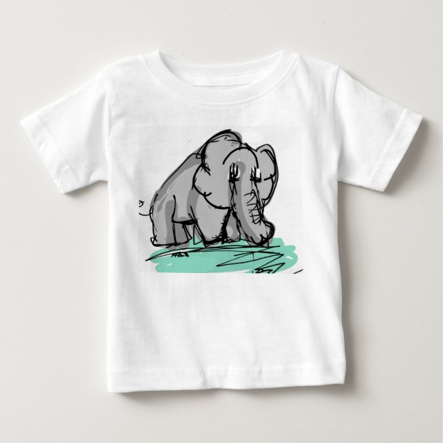 Elefant T Shirt (Framsida)