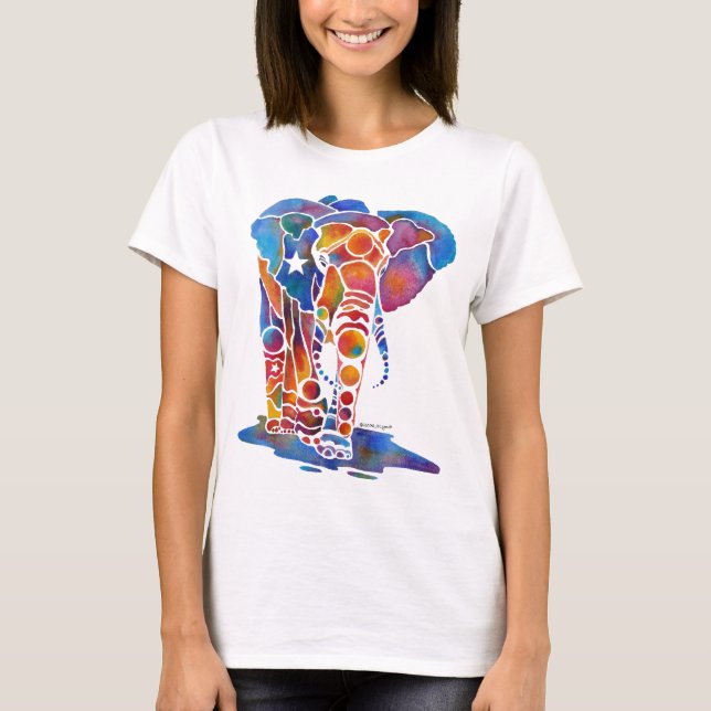 Elefant T Shirt (Framsida)