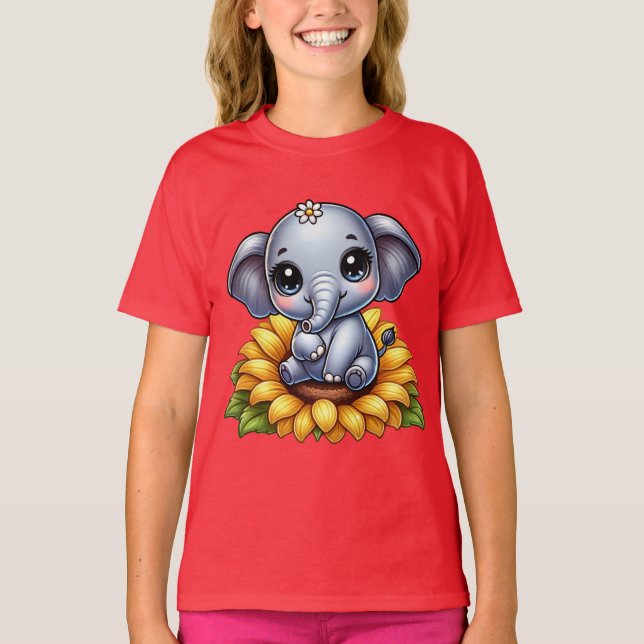 Elefant  t shirt (Framsida)