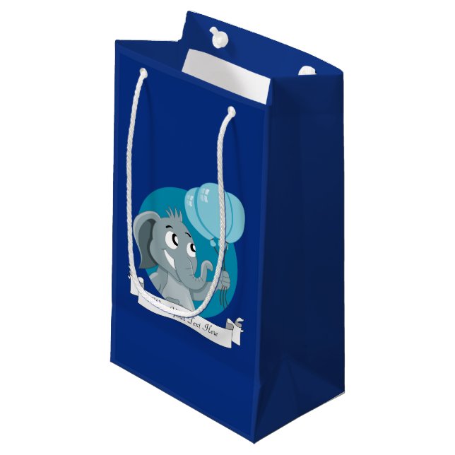Elefant tecknad film (Framsidan Vinklad)