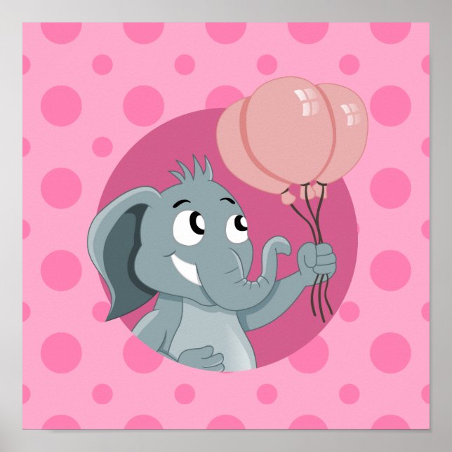 Elefant tecknad film poster (Framsidan)