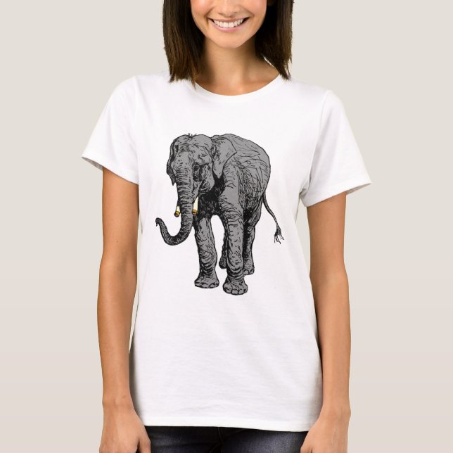 Elefant Tee Shirt (Framsida)