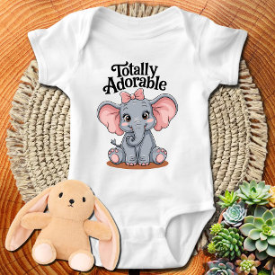 Elefant, totalt adligt kuterat djur t shirt