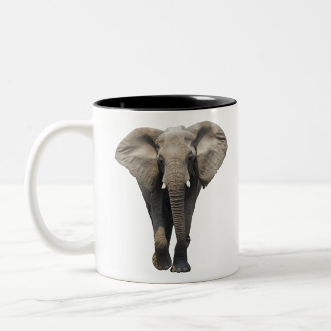 elefant Två-Tonad mugg (Vänster)