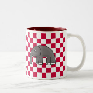 elefant Två-Tonad mugg