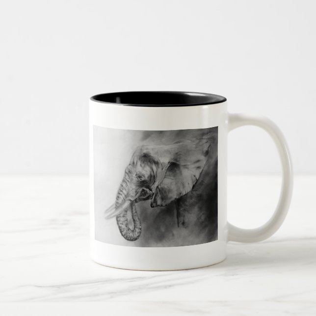 elefant Två-Tonad mugg (Höger)