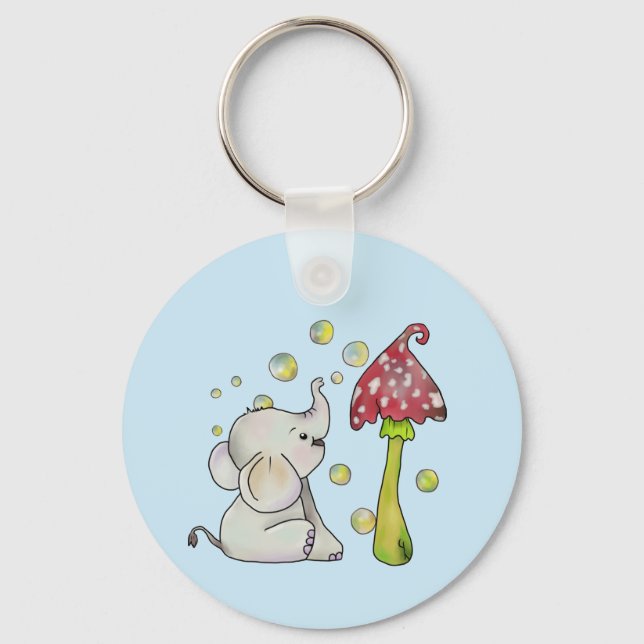 Elefant und Pilz Nyckelring (Framsida)