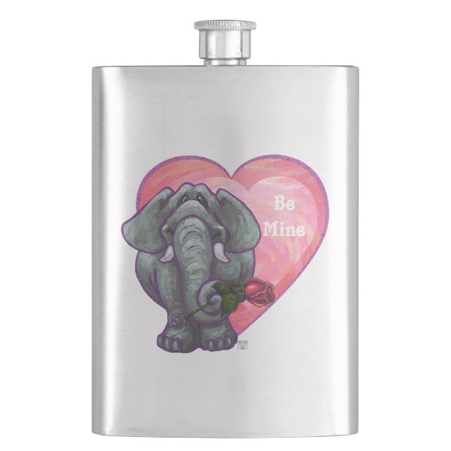 Elefant Valentindagen Fickplunta (Framsidan)