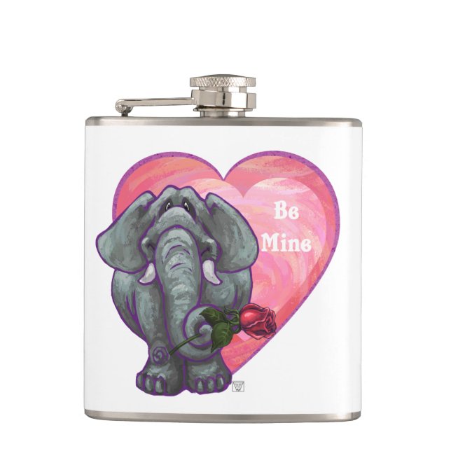 Elefant Valentindagen Fickplunta (Framsidan)
