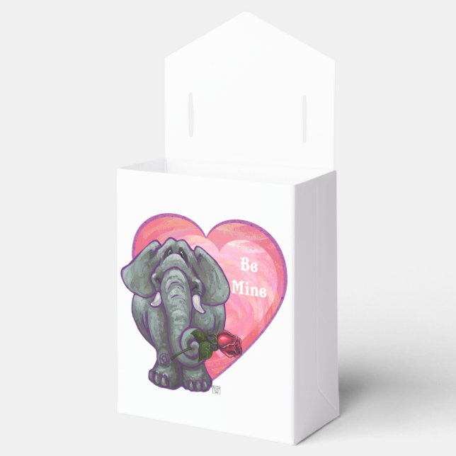 Elefant Valentindagen Presentaskar (Öppnad)