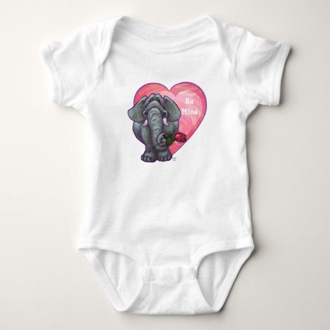 Elefant Valentindagen Tröja (Framsida)