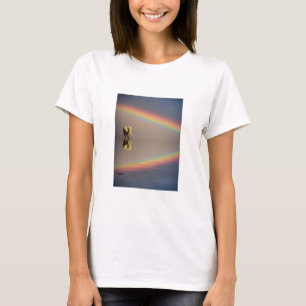 Elefant, vatten & regnbåge, Kenya Tee Shirt