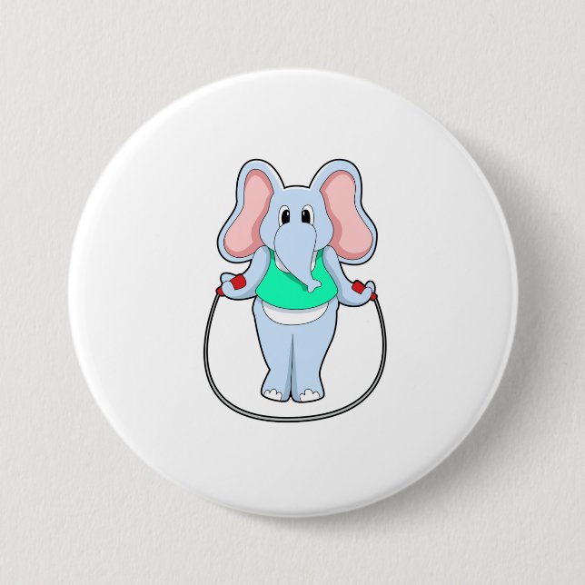 Elefant vid Fitness med Skipping rope.PNG Knapp (Framsida)