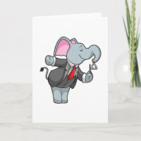 Elefant vid musik med triangel