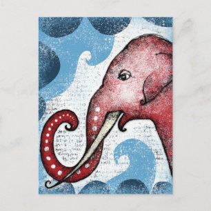 Elefant Vill Ha Ett Ord Postkort Vykort