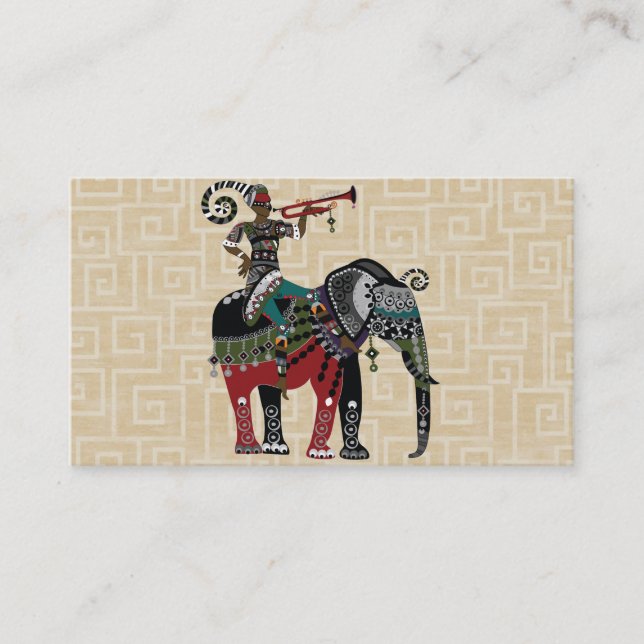 Elefant Visitkort (Framsida)