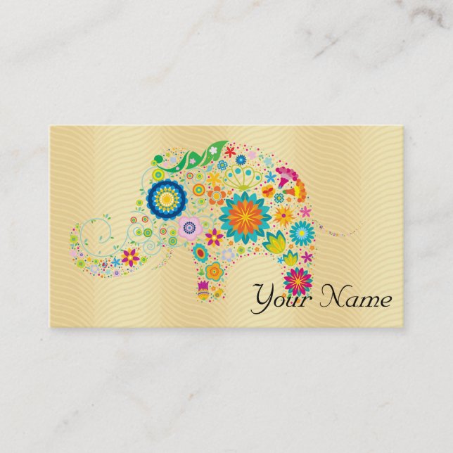 Elefant Visitkort (Framsida)