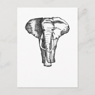 elefant vykort