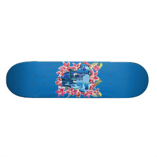 Elefantasin och lila old school skateboard bräda 21,6 cm
