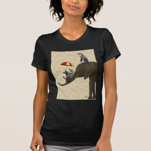 Elefantasiner och Penguiner T-shirt