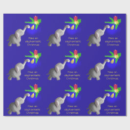 Elefantastisk Julafton Tecknad Dumbo Ljus Candle Presentpapper