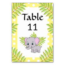 Elefantavent Cute Gender Neutral Theme Baby Shower