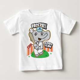 Elefantbaseboll t shirt