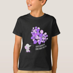 Elefantbloggning av ballonger Överdosering Medvete T Shirt