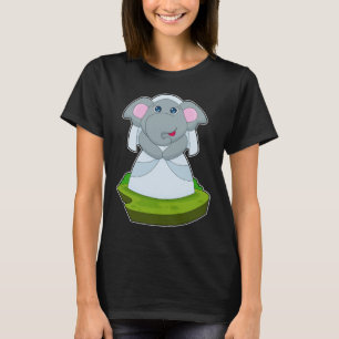 Elefantbrudslöja Bröllop T Shirt