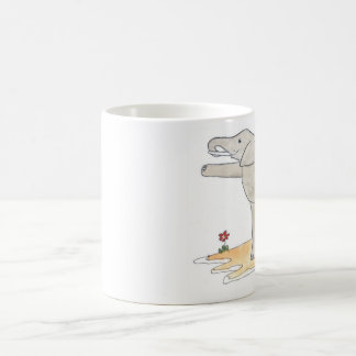 Elefantdansare yoga poserar kaffemugg