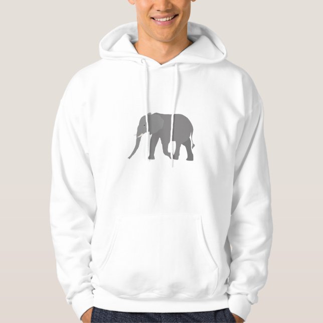 Elefantdesign Hoodie (Framsida)