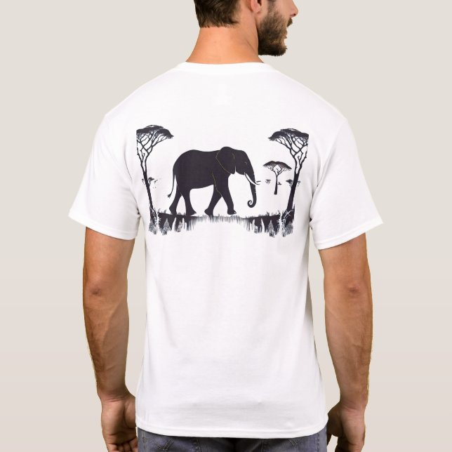 Elefantdesign T Shirt (Baksida)