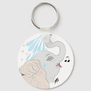 Elefantdusch Keychain Nyckelring