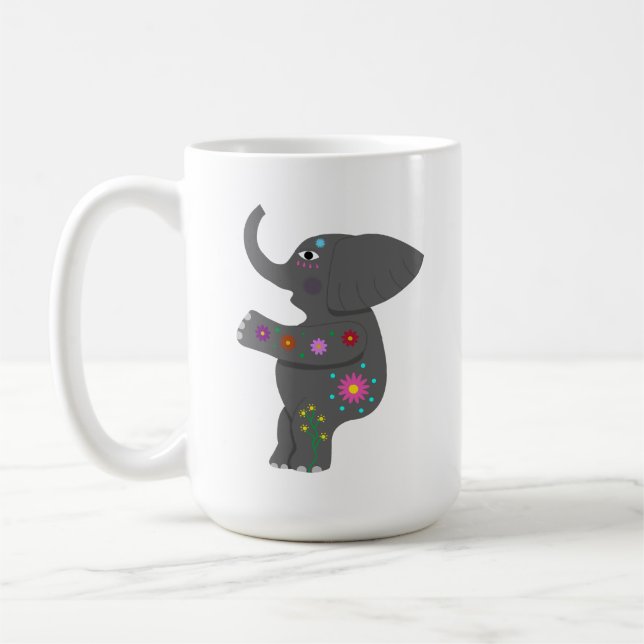 Elefante abundancia kaffemugg (Vänster)