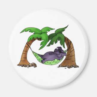 Elefante tomando el sol magnet