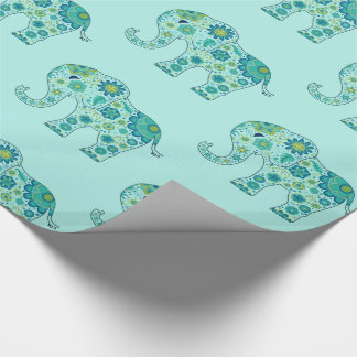Elefanten blommar krickan presentpapper