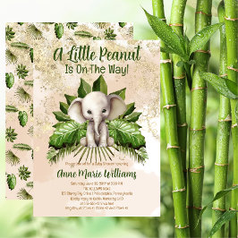 Elefanten en liten jordnöt är på väg att bli en ba inbjudningar