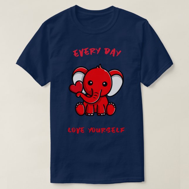 Elefanten i Kärlek T Shirt (Design framsida)