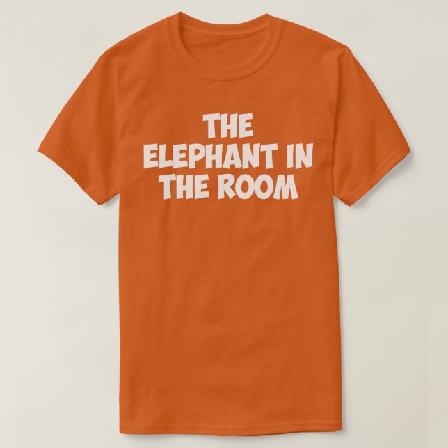 ELEFANTEN I RUMMET T SHIRT (Design framsida)
