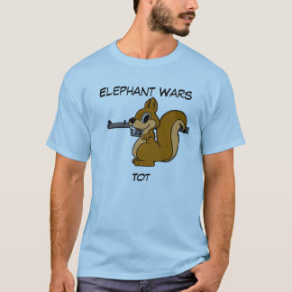Elefanten kriger kortärmadskjortan - Tot T-shirt