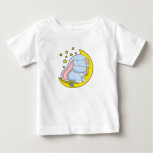 Elefanten med Måne och stjärnor T Shirt