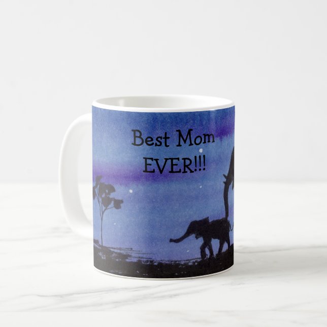 Elefanten och Baby Kaffemugg (Framsida vänster)