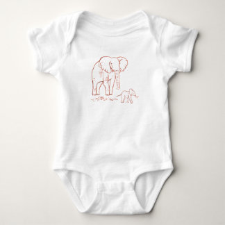 Elefanten och Baby T Shirt