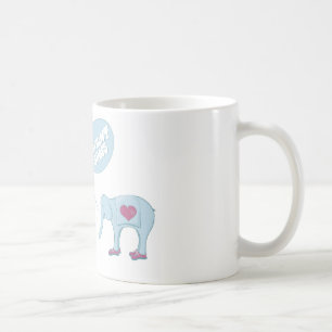 Elefanten skor muggen kaffemugg