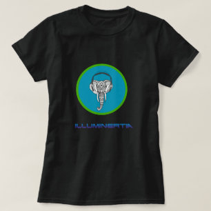 Elefanten slår T-tröja T Shirt