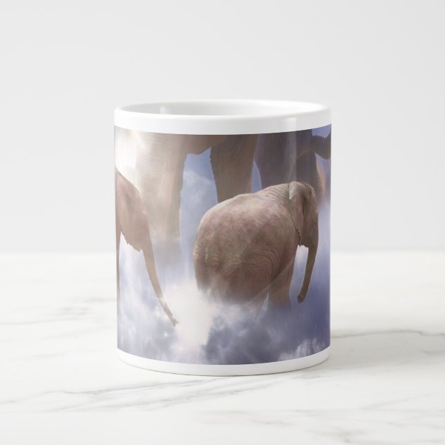 ELEFANTENS HIMMEL JUMBO MUGG (Framsidan)